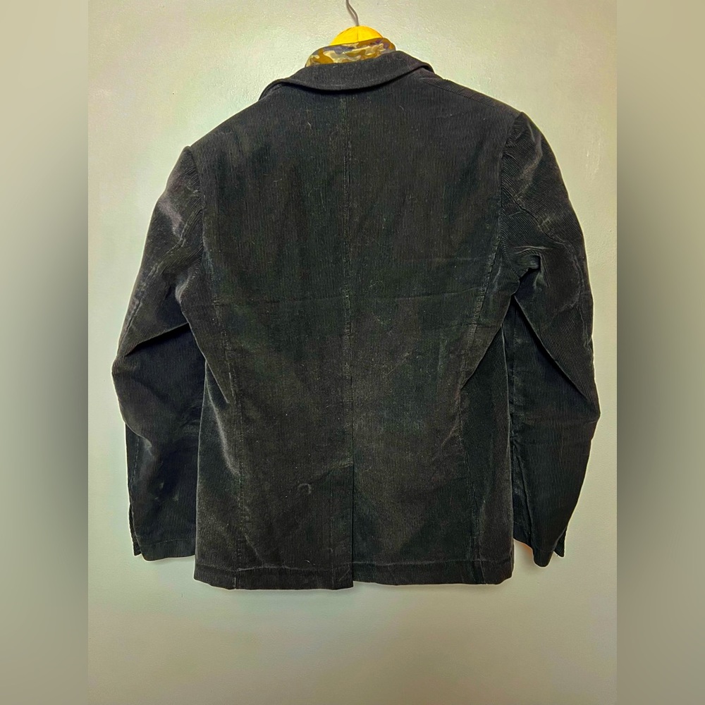 Edge by WD Black Corduroy Jacket with Camouflage inner lining medium - Picture 5 of 11